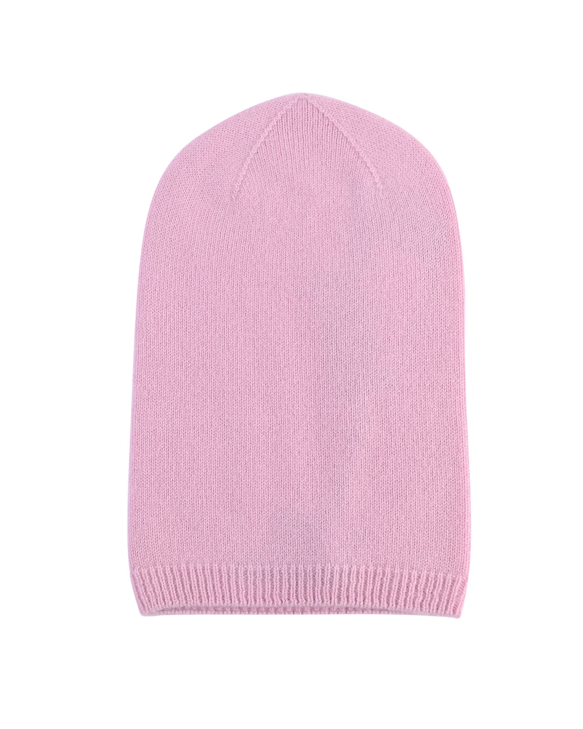 Crown of Edinburgh Cashmere Womens Slounchy Beanie COE 0044 PINK