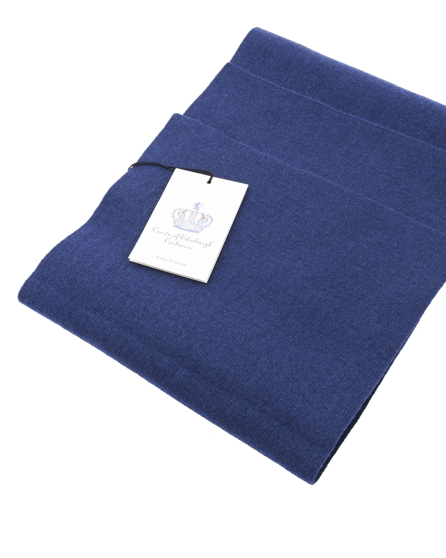 Crown of Edinburgh Cashmere Womens Scarf COE 0049 ROYAL BLUE