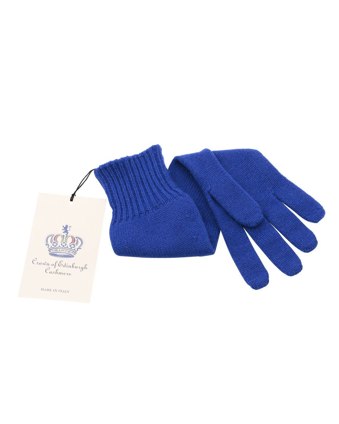 Crown of Edinburgh Cashmere Womens Long Gloves COE 002 ROYAL BLUE