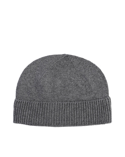 Crown of Edinburgh Cashmere Womens Classic Beanie COE 004 GREY